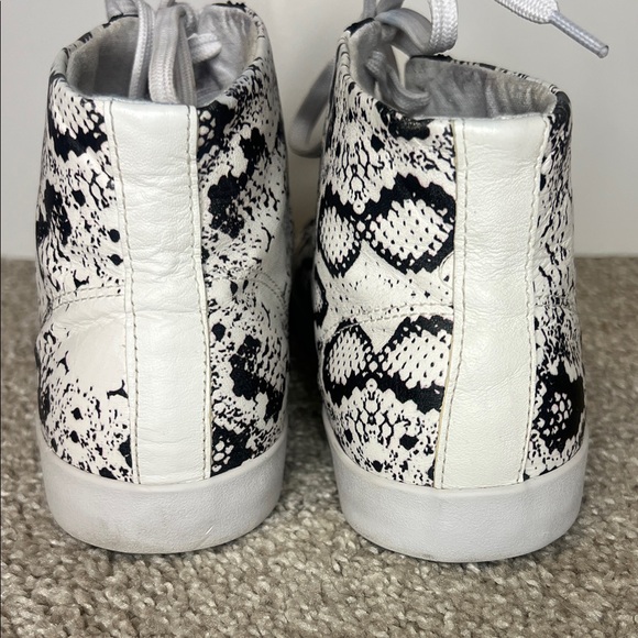 OTBT Black and White High-Top Sneakers - Picture 2 of 13